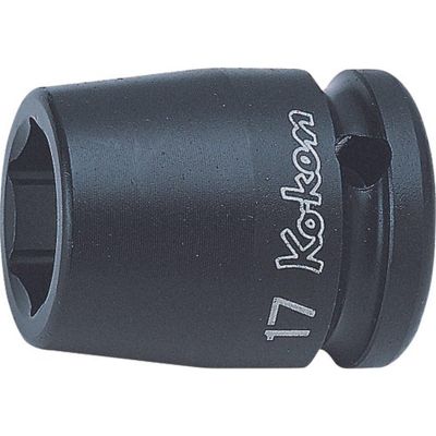 KKN14400A-3-8 image(0) - Ko-ken USA 14400A-3/8 1/2 Sq. Dr. Socket 3/8 6 point Length 38mm