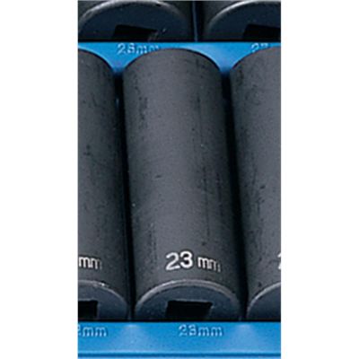 GRE2023MD image(0) - Grey Pneumatic 1/2" Drive x 23mm Deep Socket
