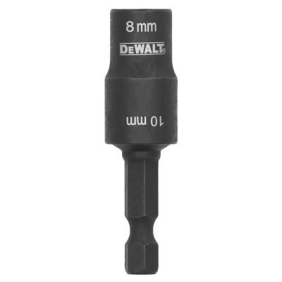 DWTDWADEND810MM image(0) - DEWALT 8mm + 10mm Double-Ended/Detachable Nut Driver