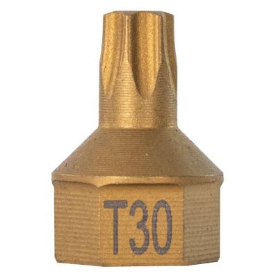 MAY16115 image(0) - Mayhew T30 Torx&reg; Dual Drive Bit, 7/16" Drive