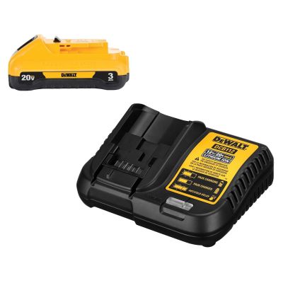 DWTDCB230C image(0) - DEWALT 20V MAX* Battery Pack with Charger, 3-Ah