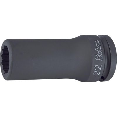 KKN16305M-24 image(0) - Ko-ken USA 16305M-24 3/4 Sq. Dr. Socket 24mm 12 point Length 100mm