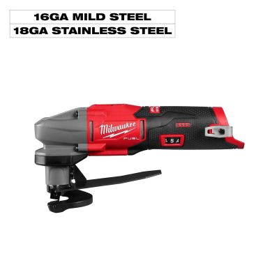 MLW2487-20 image(0) - Milwaukee Tool M12 FUEL 16 Gauge Scroll Shear