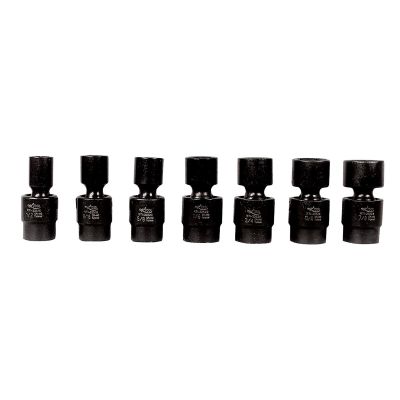 KTI33500 image(0) - K Tool International SOC SET IMP FLEX 1/2" DR 7 PC.