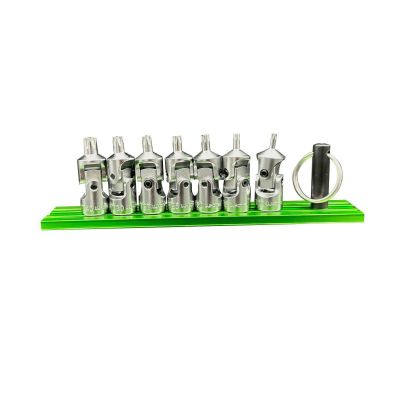 VIMUJHCT1040 image(0) - VIM Tools Universal Joint Half Cut TORX Set,7 Piece T10 Thru T40, Magrail Base