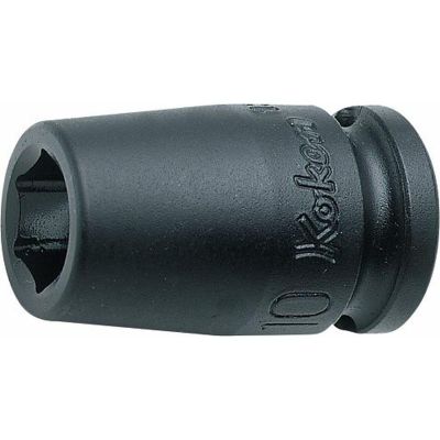 KKN13400M-24 image(0) - Ko-ken USA 13400M-24 3/8 Sq. Dr. Socket 24mm 6 point Length 32mm