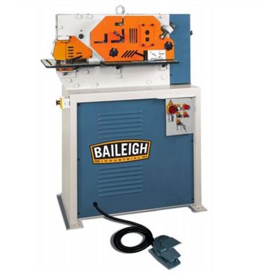 BLI1007757 image(0) - Baileigh SW-443 - 220V 3 Phase 44 Ton 4 Station Ironworker