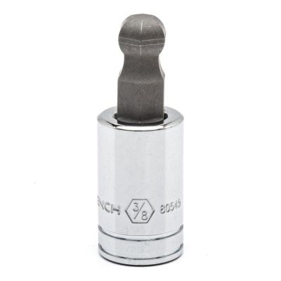 KDT80545 image(0) - GearWrench 3/8 Inch Drive Ball End Hex Bit SAE Socket 3/8 Inch