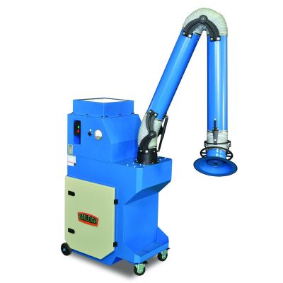 BLI1017592 image(0) - Baileigh FE-1200 - 110V 1.5HP Weld Fume Extractor 1110 CFM w/ 8" x 10' Round Hood Arm, Air Pulse Clean & HEPA Filter