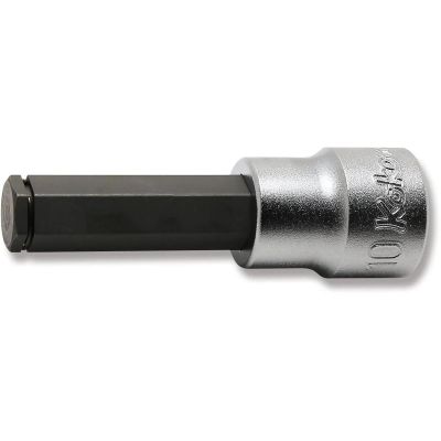 KKN3015M.62-10 image(0) - Ko-ken USA 3/8 Sq. Dr. Bit Socket  10mm Grip Ring Length 62mm