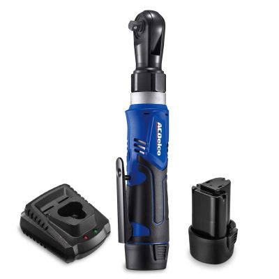 ACDARW1209-P2 image(0) - ACDelco ACDelco ARW1209-P2 G12 Series 12V Li-ion Cordless 3/8"? 45 ft-lbs. Ratchet Wrench Tool Kit with 2 Batteries