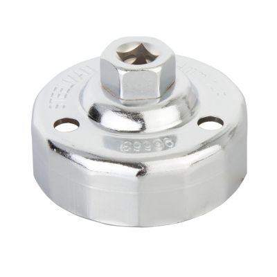 JSP96663 image(0) - J S Products (steelman) Oil Filter Cap Wrench 64mm x 14 Flute, Chrome