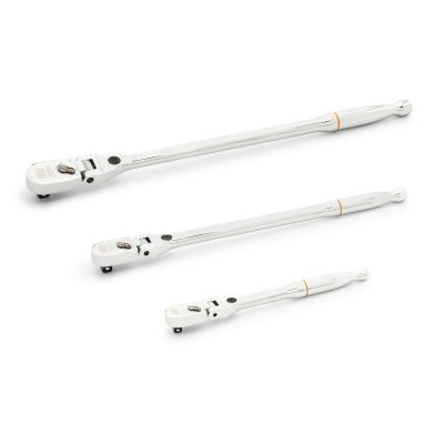 KDT81382 image(0) - GEARWRENCH 3 Piece 1/4 Inch, 3/8 Inch, 1/2 Inch  Drive 120XP Locking Flex Head Ratchet Set