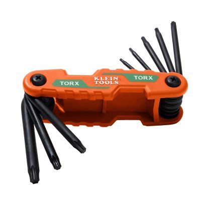KLE70540 image(0) - Klein Tools Compact Folding Hex Key Set, SAE