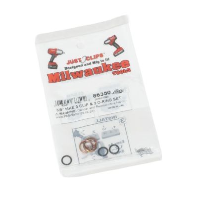 LIS86350 image(0) - Lisle JCMCT380 3/8-inch MKE 3 Clips 3 O-Rings Set