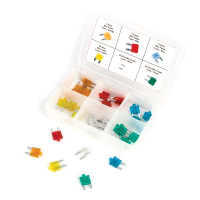 WLMW5377 image(0) - Wilmar Corp. / Performance Tool 30 Piece Mini Fuse Assortment w/LED