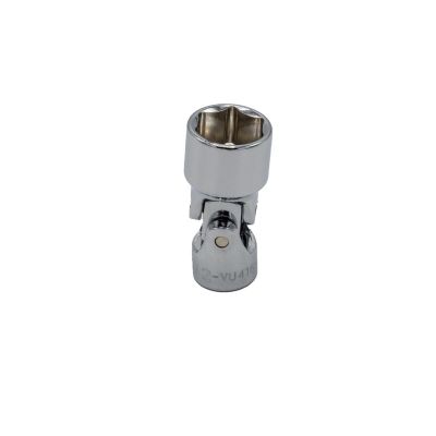 VIMVU416 image(0) - VIM TOOLS 1/2 Inch Universal Joint Shallow Chrome Socket - 1/4 Inch Drive