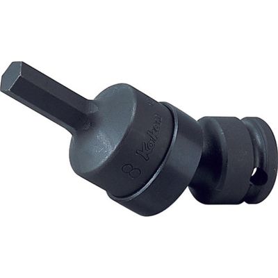 KKN13430M-8 image(0) - Ko-ken USA 13430M-8 3/8 Sq. Dr. Universal Bit Socket 8mm Hex Length 74mm