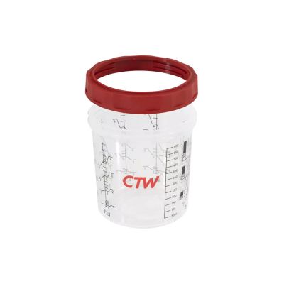 CTWHC-400 image(0) - CTW International HC-400 400Ml Hard Cup & Collar for the CTW Disposable Paint Cup System