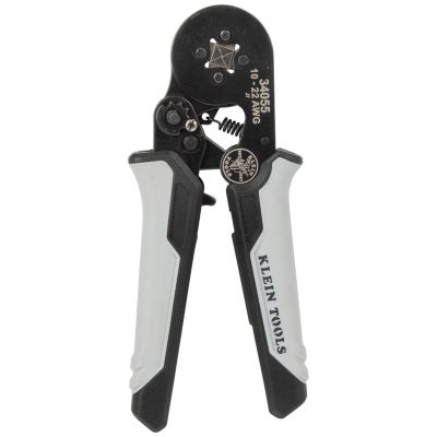 KLE34060 image(0) - Klein Tools Ratcheting Ferrule Square Crimper Set