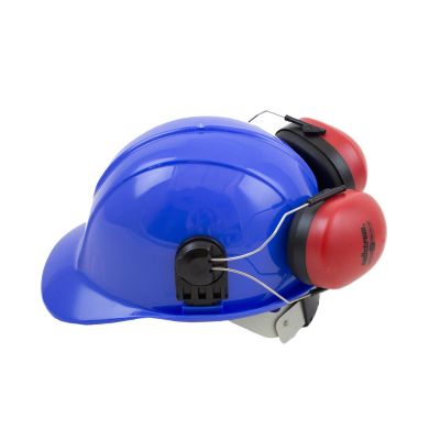 SRWS23409 image(0) - Sellstrom Earmuffs - HPS428 Premium Sereis - Hard Hat Mounted - NRR 28 - Black/Red