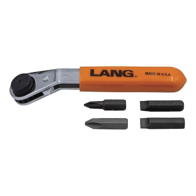 KAS5345 image(0) - Lang Tools (Kastar) 5345 - 5-PC. Reverse Offset Ratcheting Screwdriver Bit Wrench Set