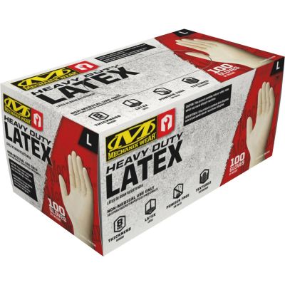 MECD04-00-010-100 image(0) - Mechanix Wear LG Latex 8mil PF Gloves 100ct