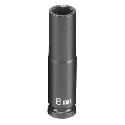 GRE908MDS image(0) - Grey Pneumatic 1/4" Surface Drive x 8mm Deep  Socket