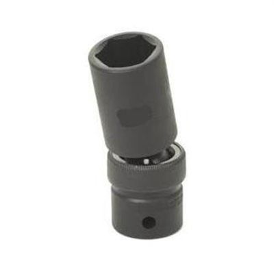 GRE2024UMD image(0) - Grey Pneumatic 1/2" Drive x 24mm Deep Universal Socket 6 Point - Black