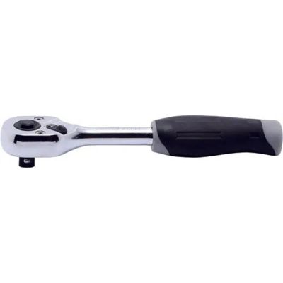 KKN2753JB image(0) - Ko-ken USA 2753JB 1/4 Square Drive Ratchet Handle 20 teeth Push Button Length 115 mm Plastic Handle