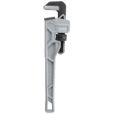 KLE68224 image(0) - Klein Tools Adjustable Cast Aluminum Pipe Wrench, 14-Inch