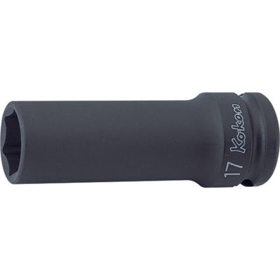 KKN14301A-15-16 image(0) - Ko-ken USA 14301A-15/16 1/2 Sq. Dr. Socket 15/16 6 point Length 85mm Thin walled