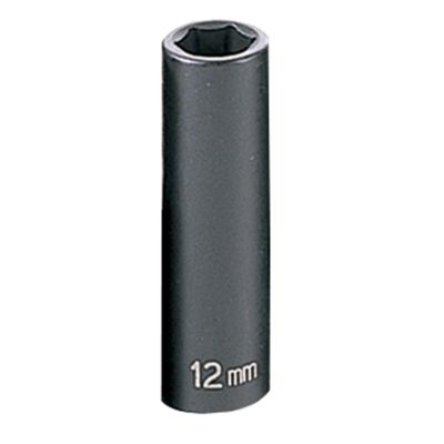 GRE1012MD image(0) - Grey Pneumatic 3/8" Drive x 12mm Deep Socket