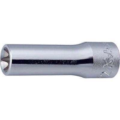 KKN3325-E12 image(0) - Ko-ken USA 3325-E12 3/8 Square Drive Deep TORX E12 Socket - Length 55 mm