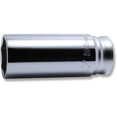 KKN3300MZ-19 image(0) - Ko-ken USA 3300MZ-19 3/8 Sq. Dr. Socket 19mm 6 point Length 55mm Z-series