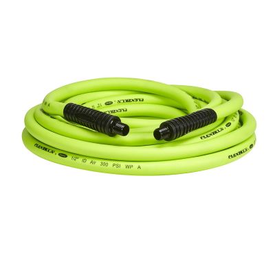 LEGHFZ1225YW3 image(0) - Legacy Manufacturing Flexzilla Air Hose, 1/2" x 25', 3/8" MNPT Fittings