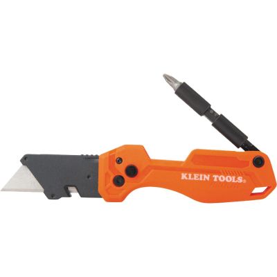 KLE44304 image(0) - Klein Tools Folding Utility Knife With Driver