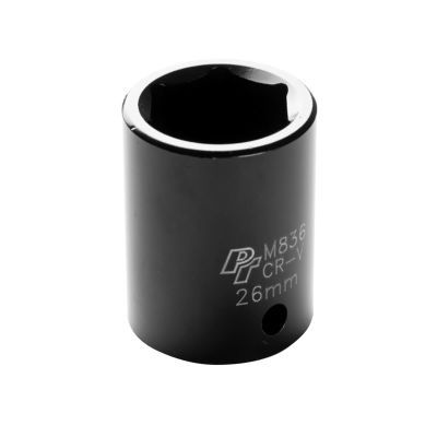 WLMM836 image(0) - Wilmar Corp. / Performance Tool 1/2" Drive 26mm 6pt Impact Socket