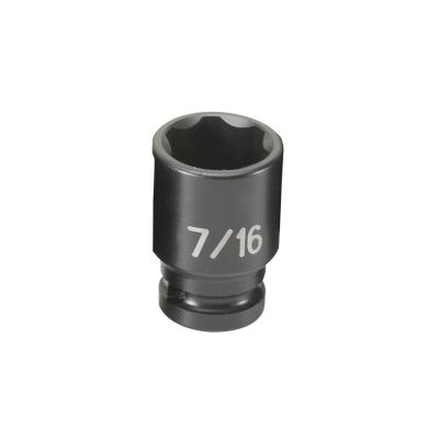 GRE914RS image(0) - Grey Pneumatic 1/4" Surface Drive x 7/16" Standard  Socket