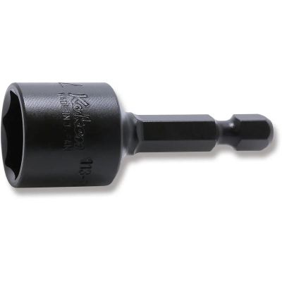 KKN113-50-14 image(0) - Ko-ken USA 113.50-14 1/4 Hex Drive Nut Setter 14 mm 6 Point Length 50 mm