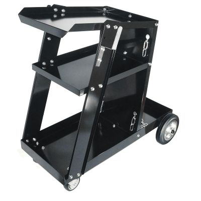 HSW7000 image(0) - H&S AutoShot HSW-7000 Welding Machine Cart with 3-Shelves and Gas Cylinder Support (150 Lb. Capacity)