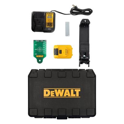 DWTDW0822LG image(0) - DEWALT 12V Max Line Laser, 2 Spot, Cross Line, Green