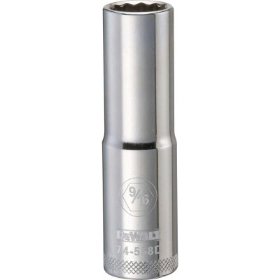 DWTDWMT74558OSP image(0) - DEWALT 001Pc 12Dr Deep Socket-12Pt-9/16