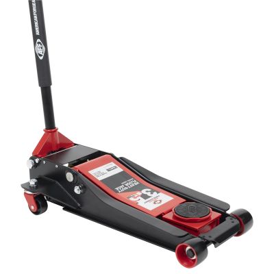 INT350HD image(0) - American Forge & Foundry Service Jack - 3.5 Ton Capacity - Lightning Lift - Short Chassis - 1 pc Handle - 3.75" Min H to 20.5" Max H - Heavy Duty