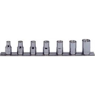 KKNRS4425-7 image(0) - Ko-ken USA RS4425/7 7 piece 1/2 Sq. Dr. TORX&reg; Socket set  E10-E24
