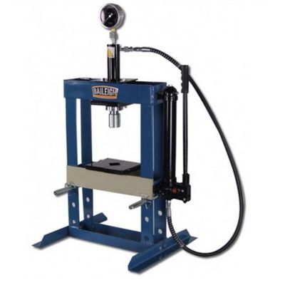BLI1004779 image(0) - Baileigh HSP-10H - 10 Ton Hand Operated H-Frame Press, 7-3/4" Stoke, 13-1/4" Working Height, CE Approved