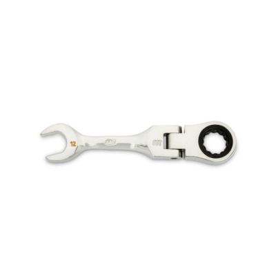 KDT86862 image(0) - GEARWRENCH 12mm 90-Tooth 12 Point Stubby Flex Combination Ratcheting Wrench