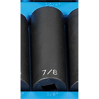 GRE2128D image(0) - Grey Pneumatic 1/2" Drive x 7/8" Deep - 12 Point Socket