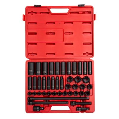 SUN2569 image(0) - SUNEX 1/2" Drive 43 Piece Metric Master Impact Socket Se