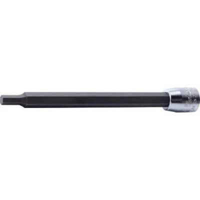 KKN2010M-100-2 image(0) - Ko-ken USA 2010M.100-2 1/4 Square Drive Bit Socket 2 mm Hex Length 100 mm